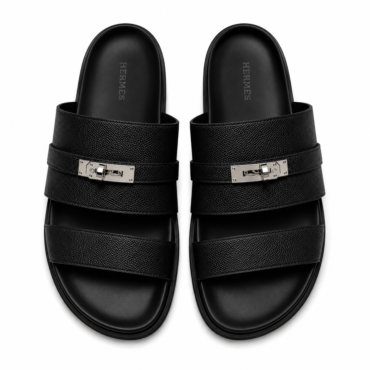 HER JACKSON BLACK SANDALES