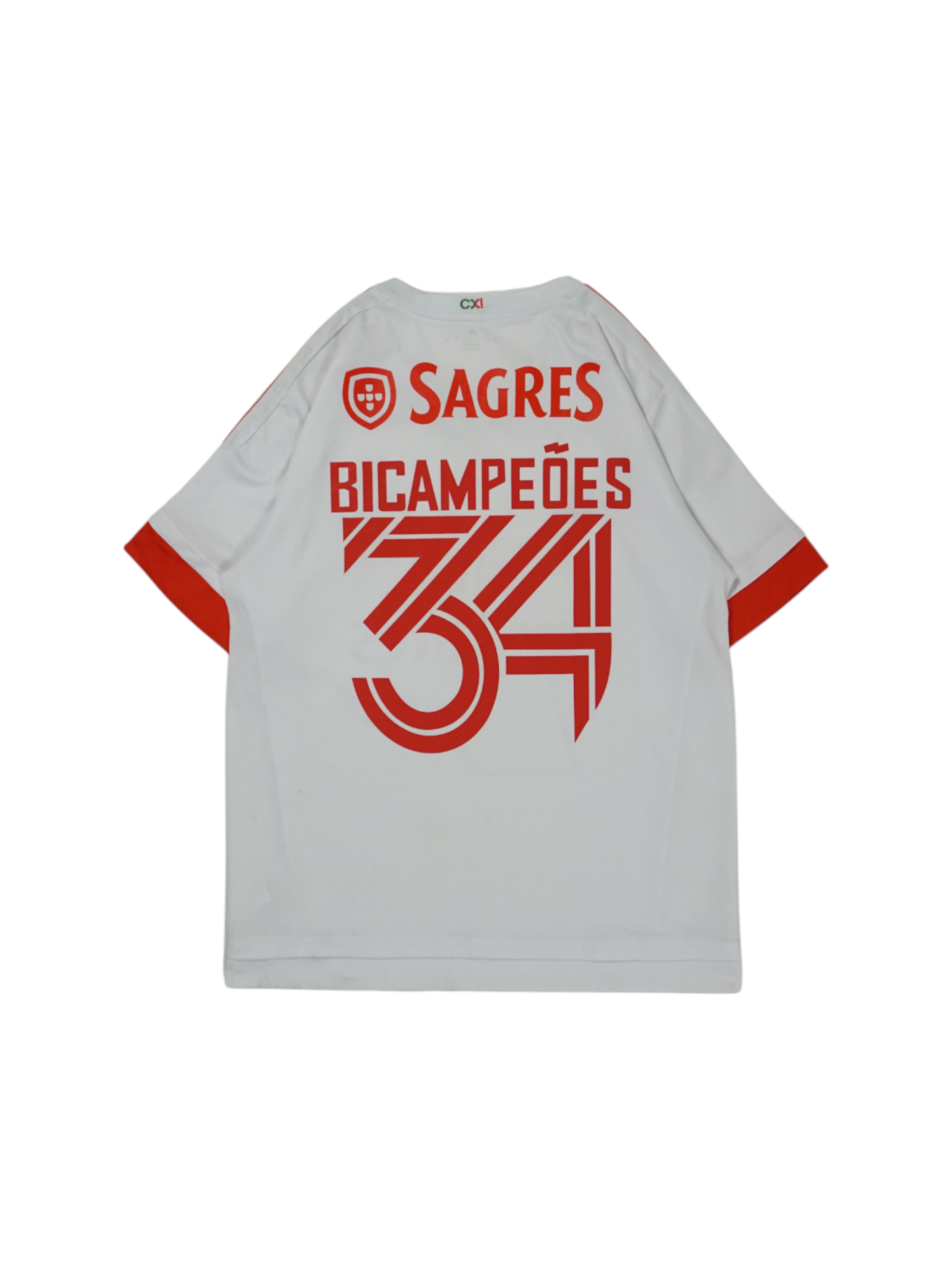 Vintage Benfica #34 Bicampeones Football Shirt