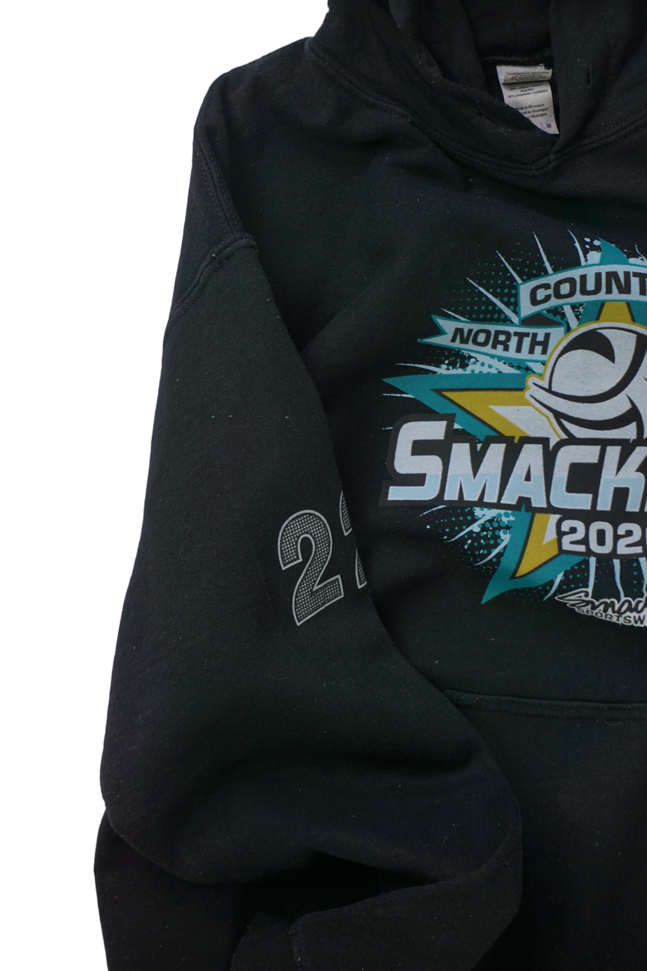 Vintage Gildan Smackfest 2020 Black Hoodie