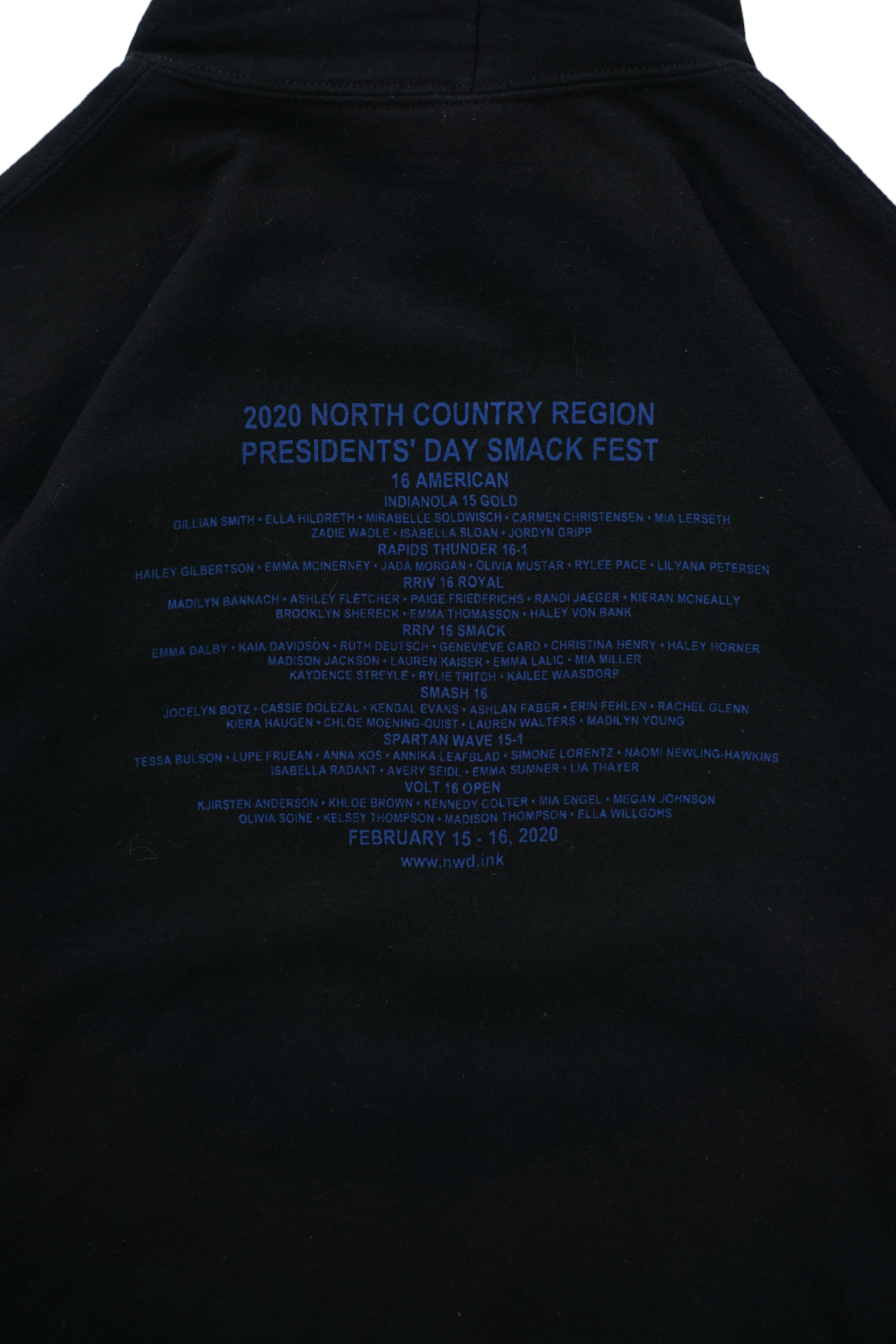 Vintage Gildan Smackfest 2020 Black Hoodie