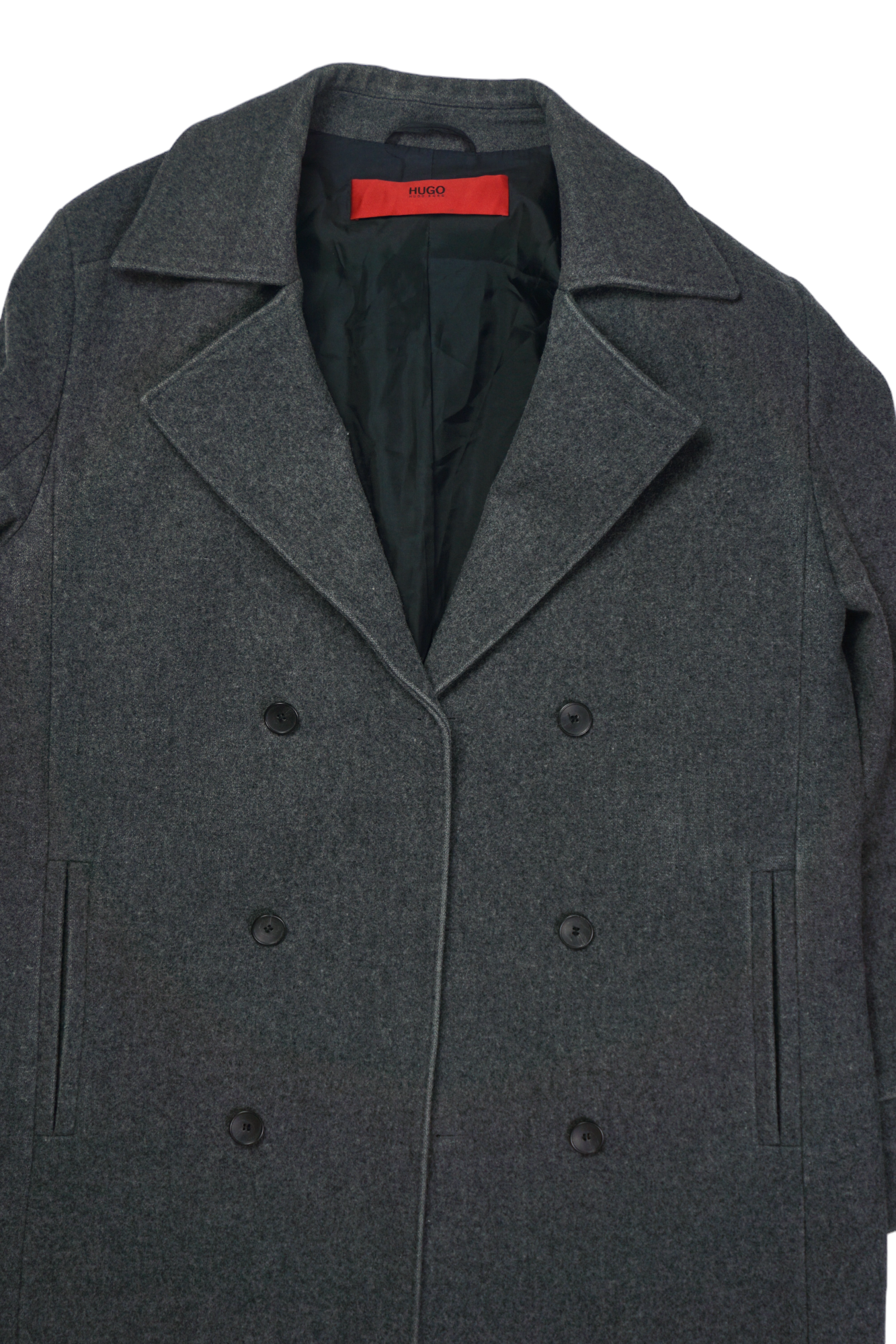 Vintage Hugo Boss Grey Double Breasted Colbert Jacket