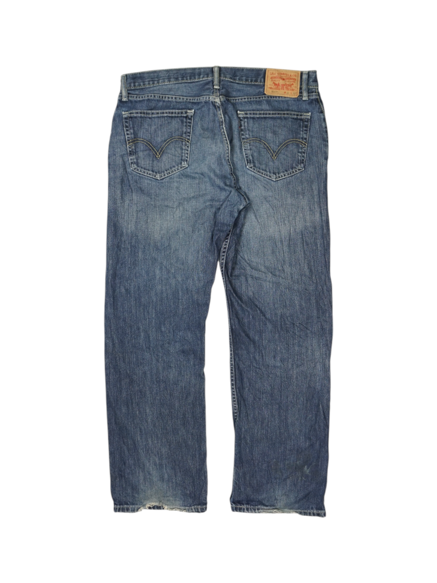 Vintage Levi's 505 Straight Fit Jeans Dark Blue