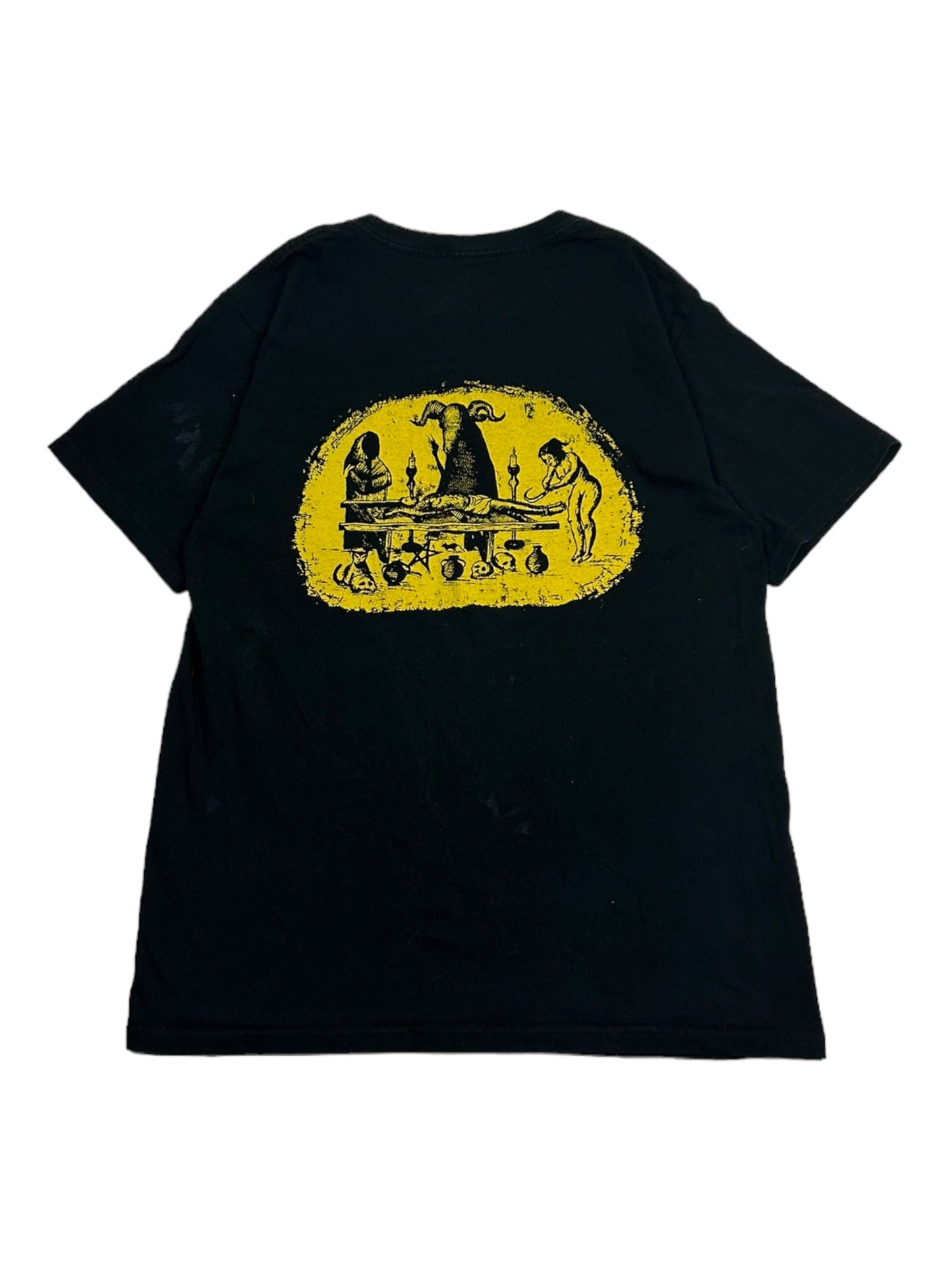 Vintage Onward To The Fire Black Printed T-Shirt