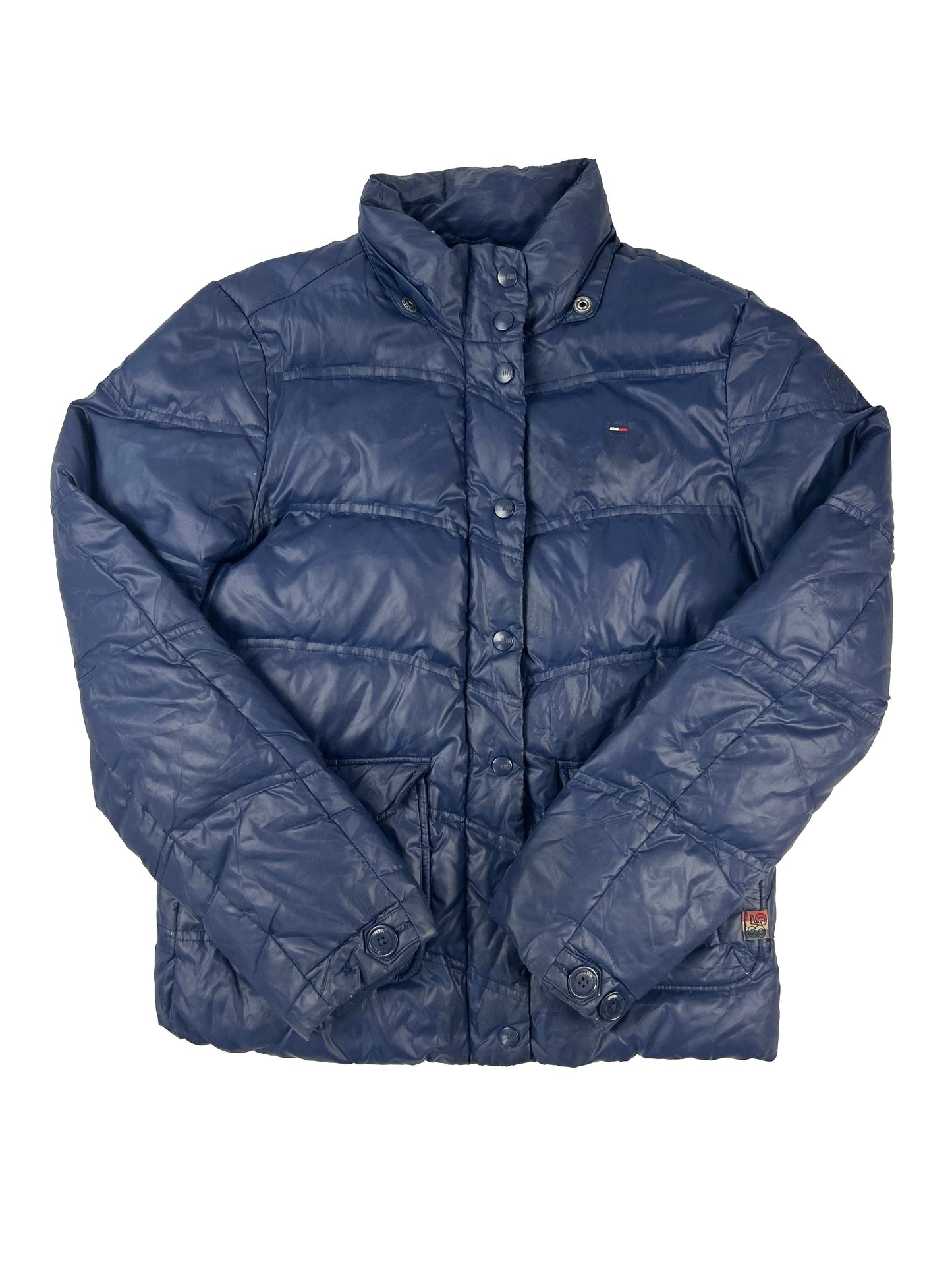 Vintage Tommy Hilfiger Navy Puffer Jacket