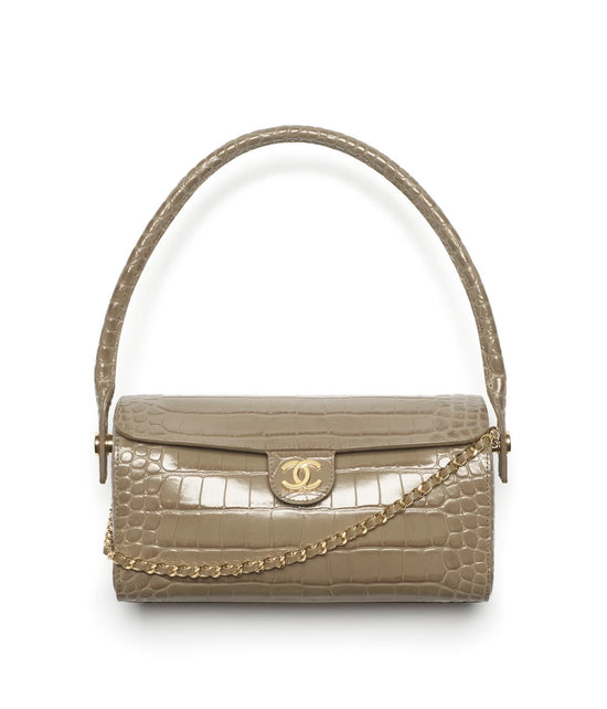 NEL LEATHER TAUPE BAG