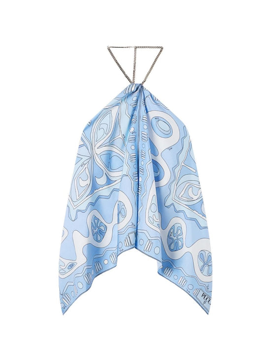 PUC SAIMY SKY BLUE TOP