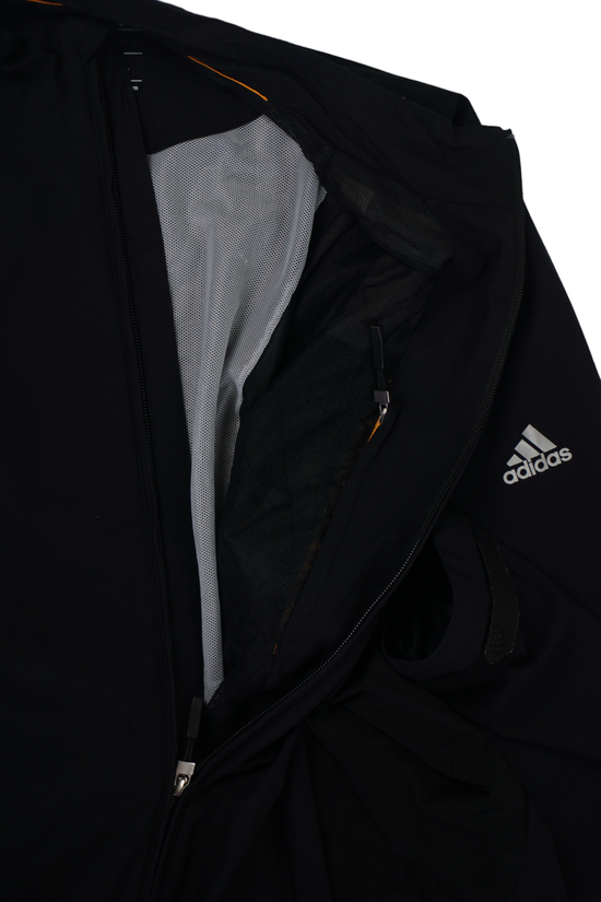 Vintage Adidas Black Brandon Trails Windbreaker