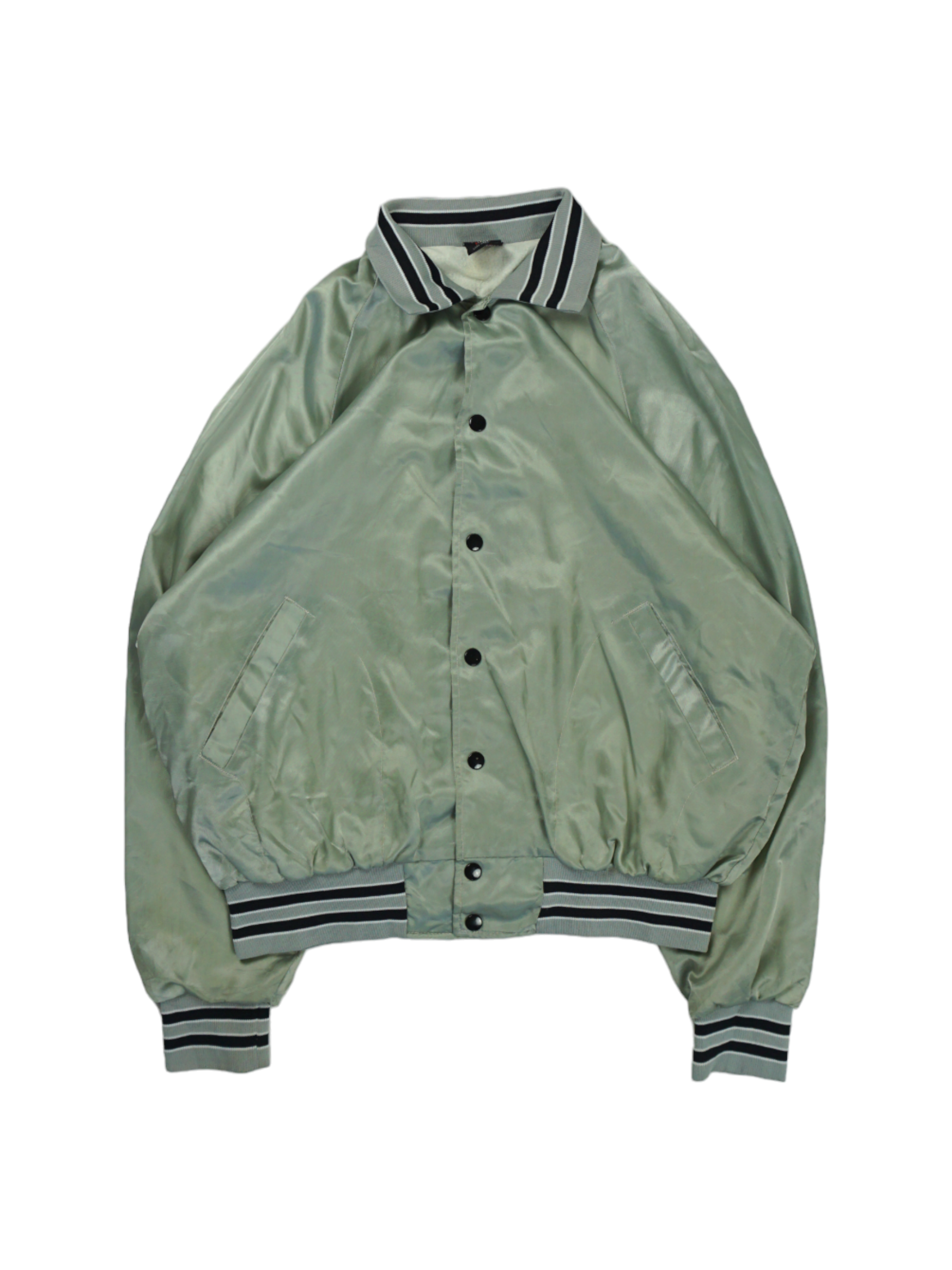 Vintage Aristo Jac Silver Varsity Jacket