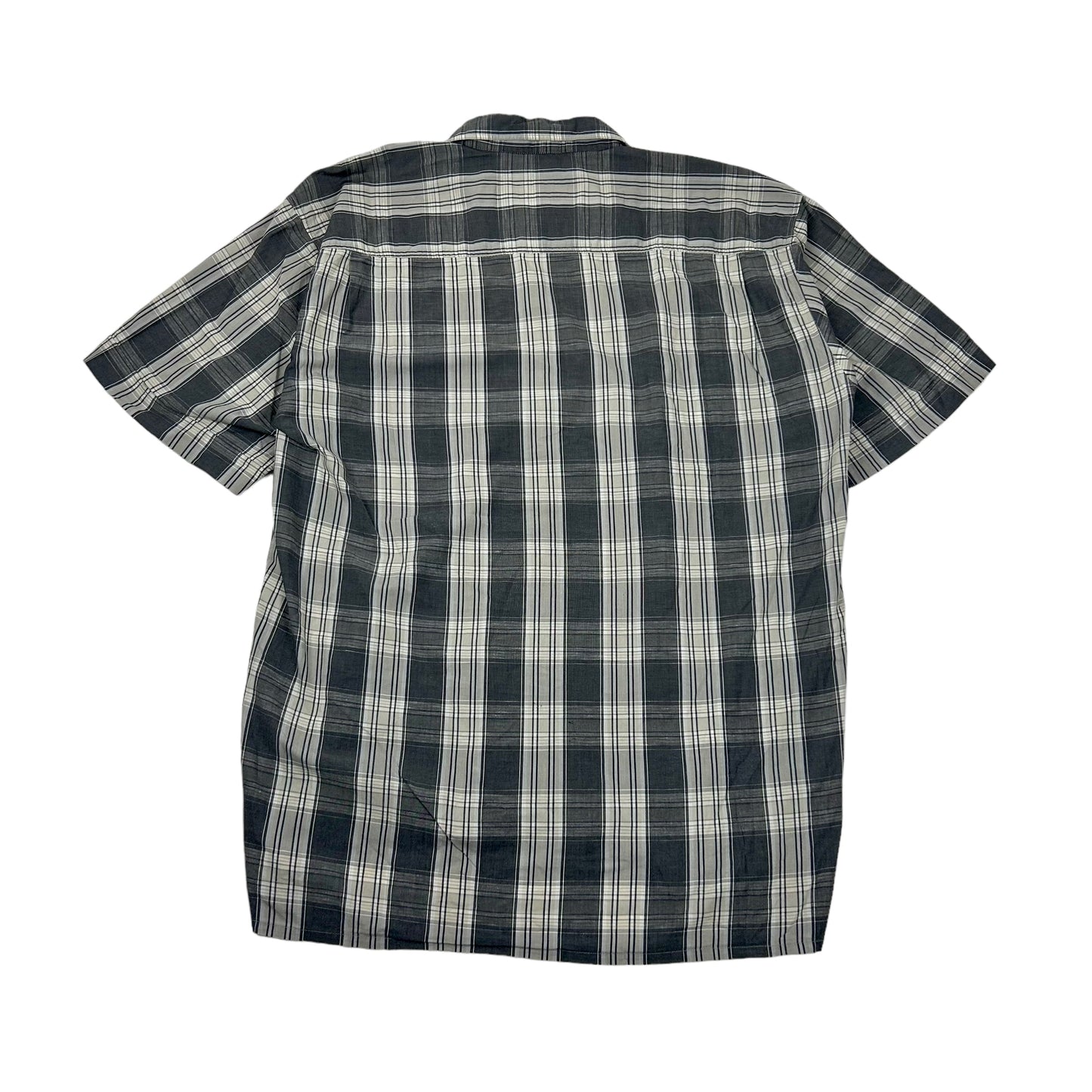 Vintage Camel Checked Grey Black Shirt