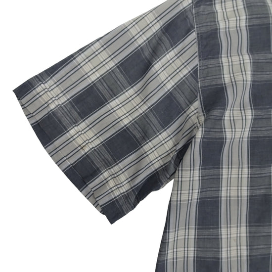 Vintage Camel Checked Grey Black Shirt