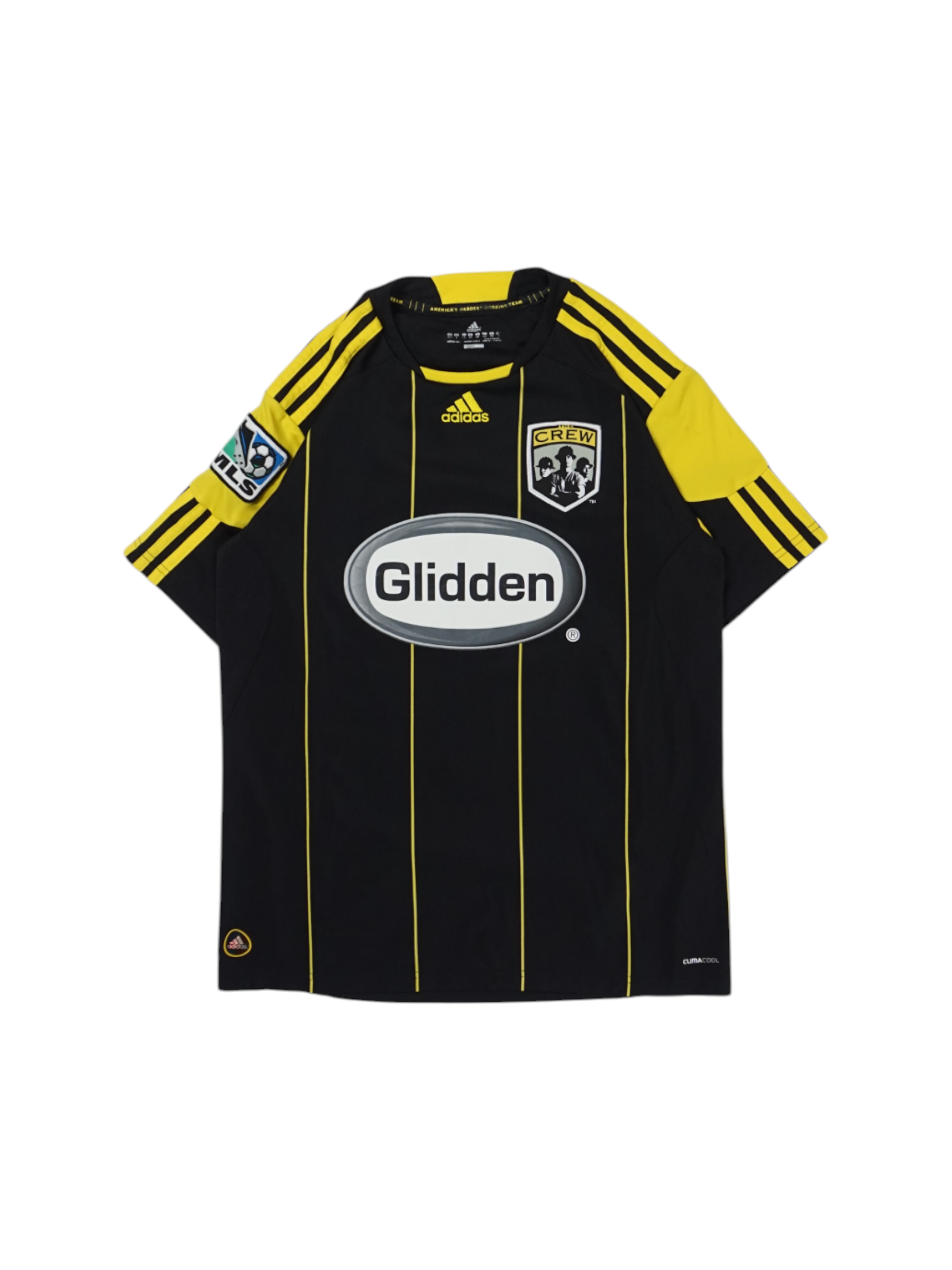 Vintage Columbus Crew 2010 Away Kit MLS Patch Football Shirt