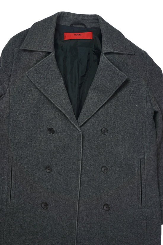 Vintage Hugo Boss Grey Double Breasted Colbert Jacket