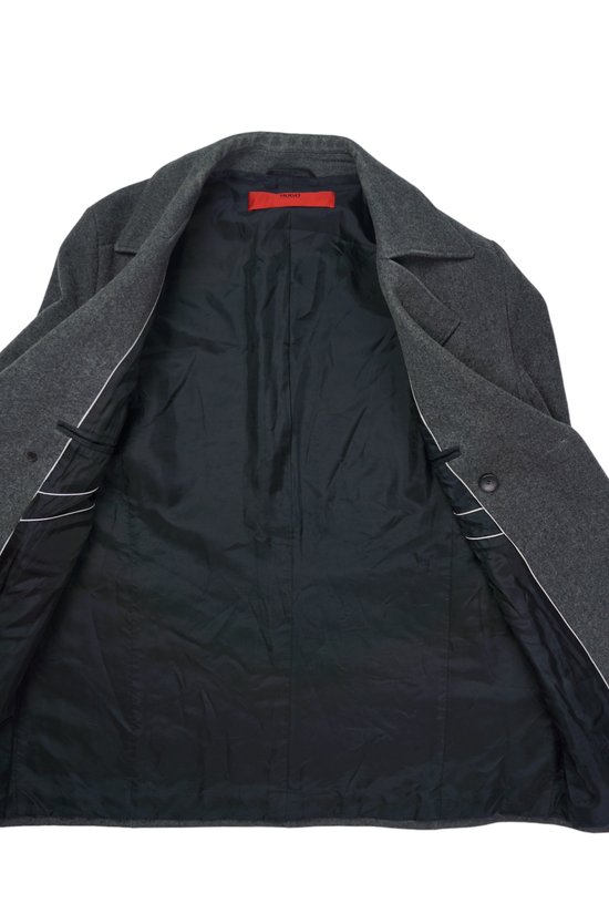 Vintage Hugo Boss Grey Double Breasted Colbert Jacket