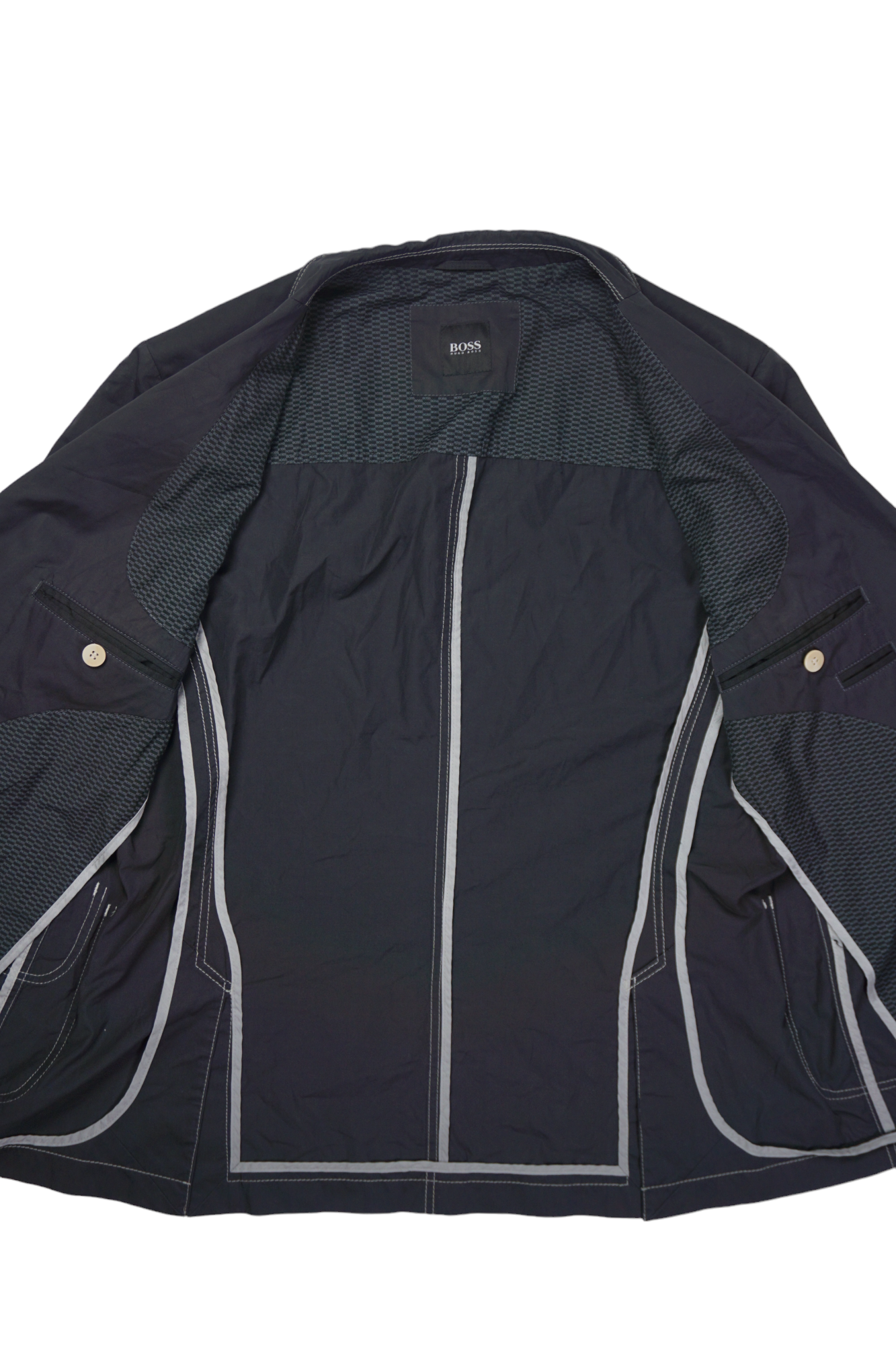 Vintage Hugo Boss Navy/Black Colbert