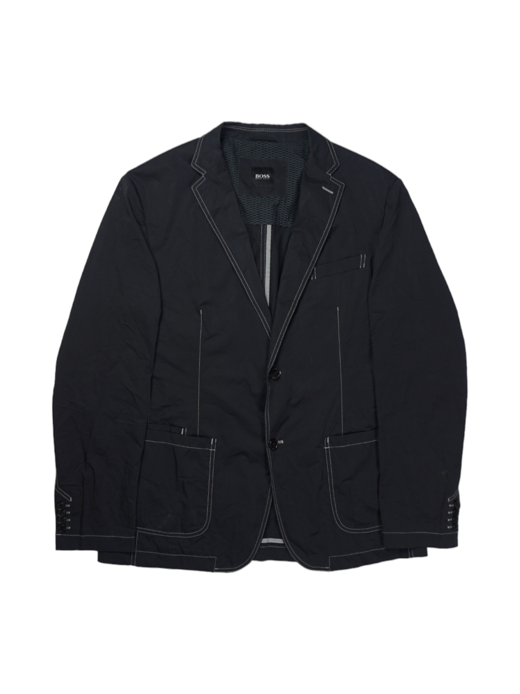 Vintage Hugo Boss Navy/Black Colbert