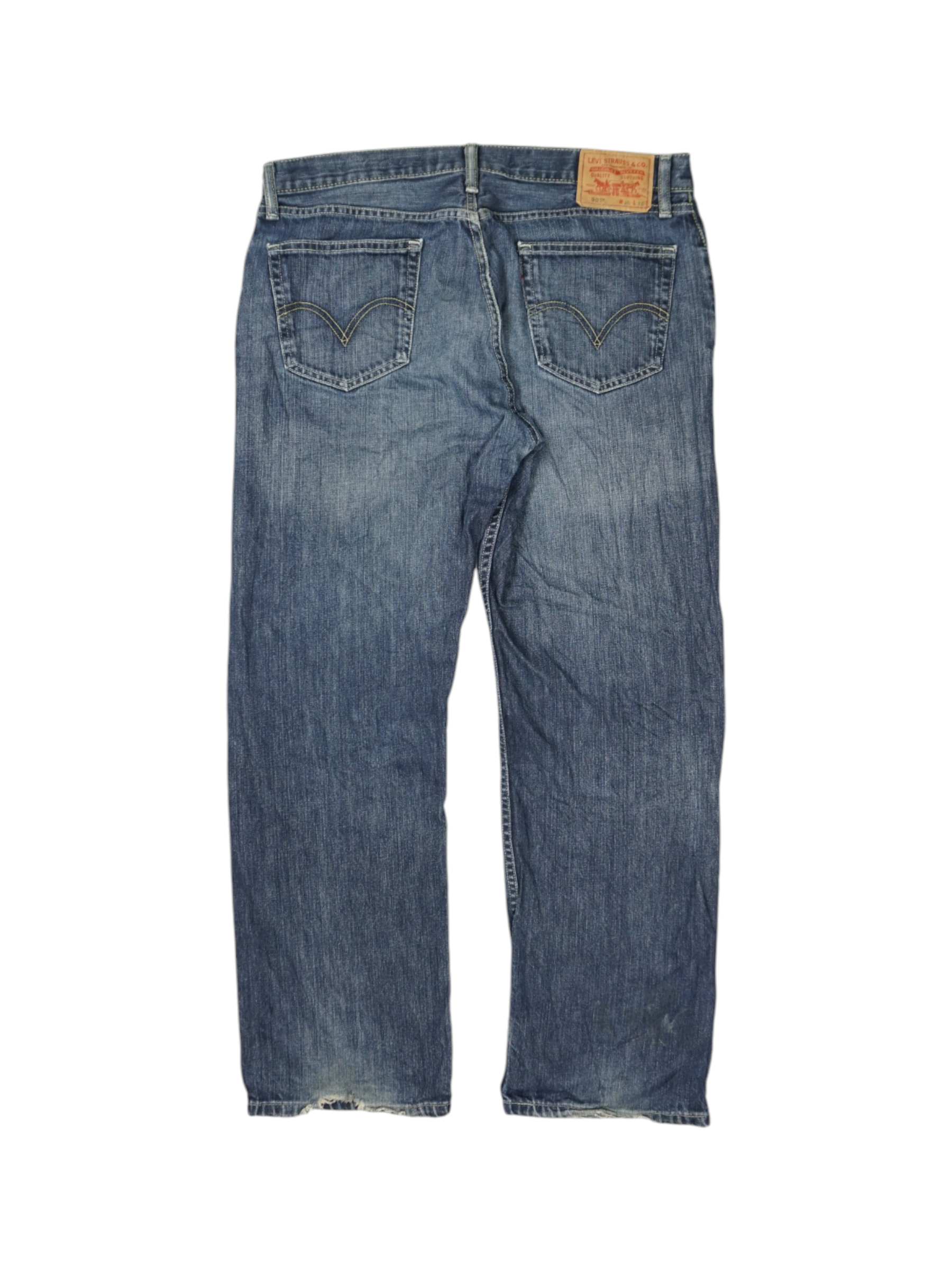Vintage Levi's 505 Straight Fit Jeans Dark Blue