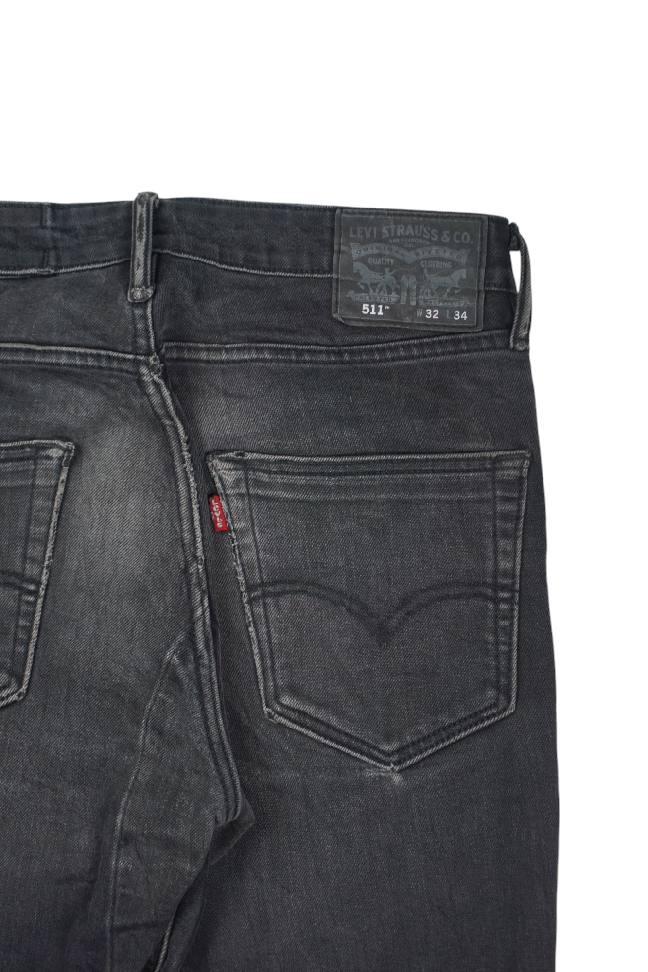 Vintage Levi's 511 Slim Fit Jeans Faded Black