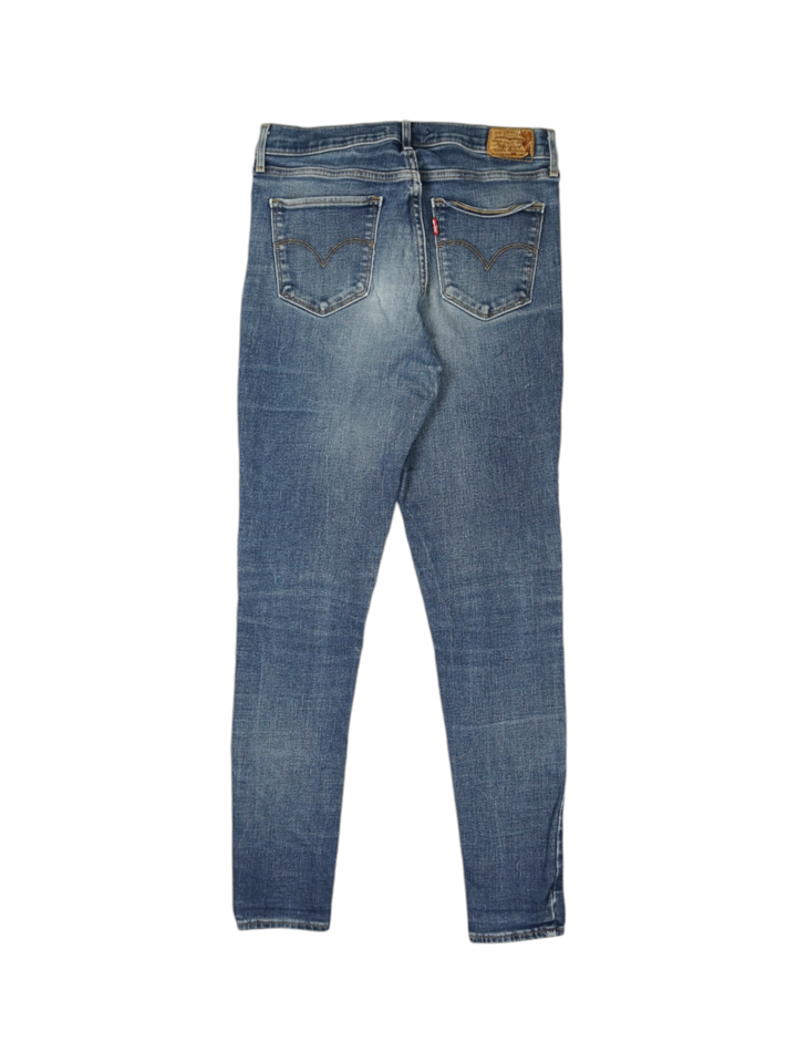 Vintage Levi's High-Rise Skinny Jeans Denim Blue