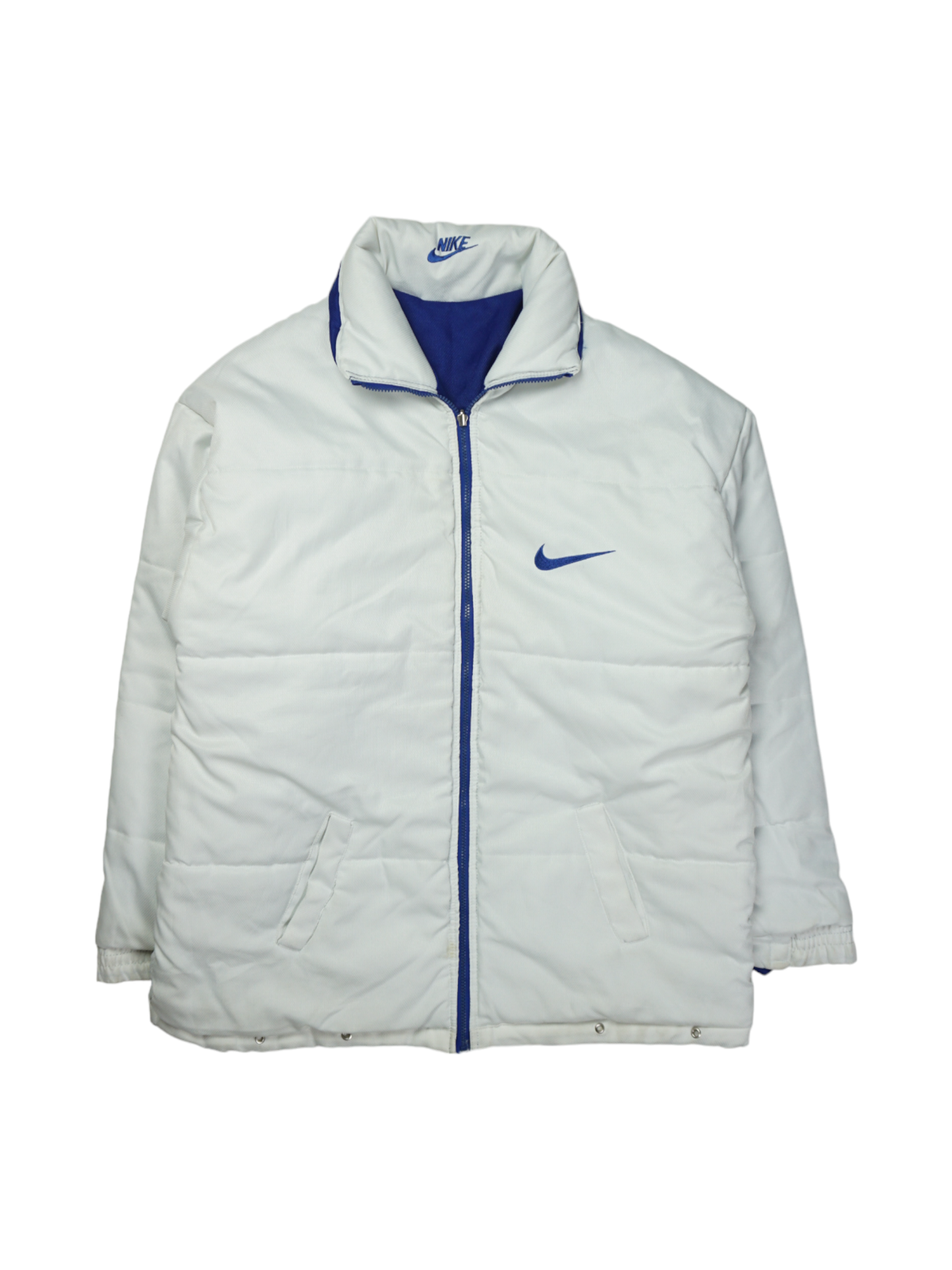 Vintage Nike White Blue Reversible Jacket