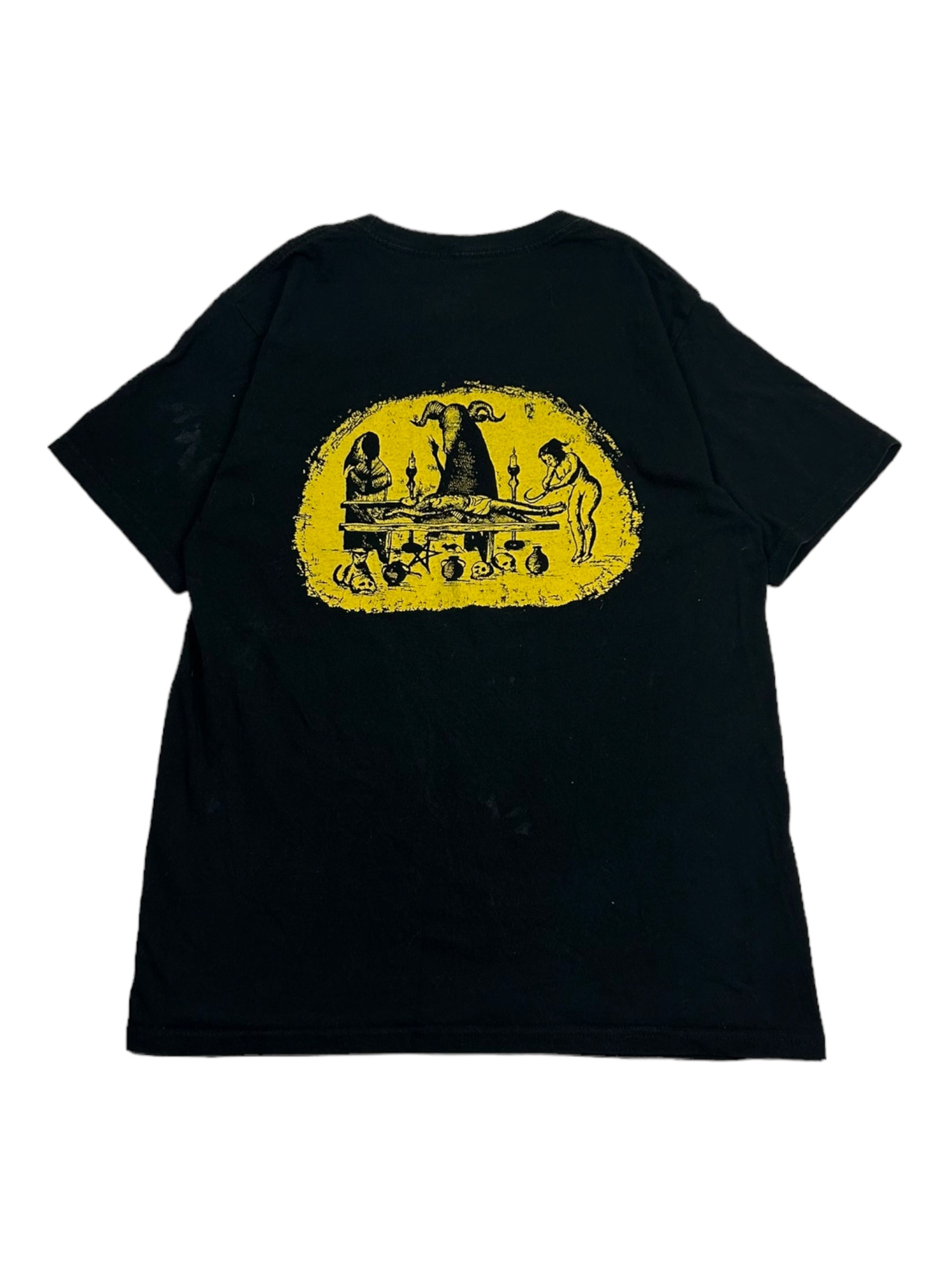 Vintage Onward To The Fire Black Printed T-Shirt