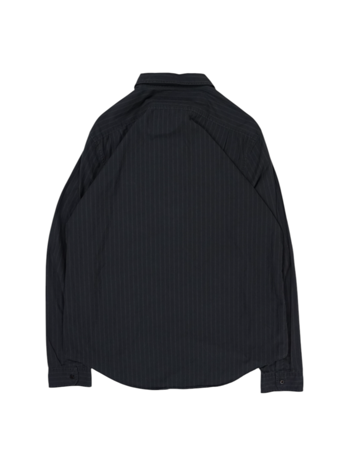 Vintage Ralph Lauren Black With Grey Stripes Shirt
