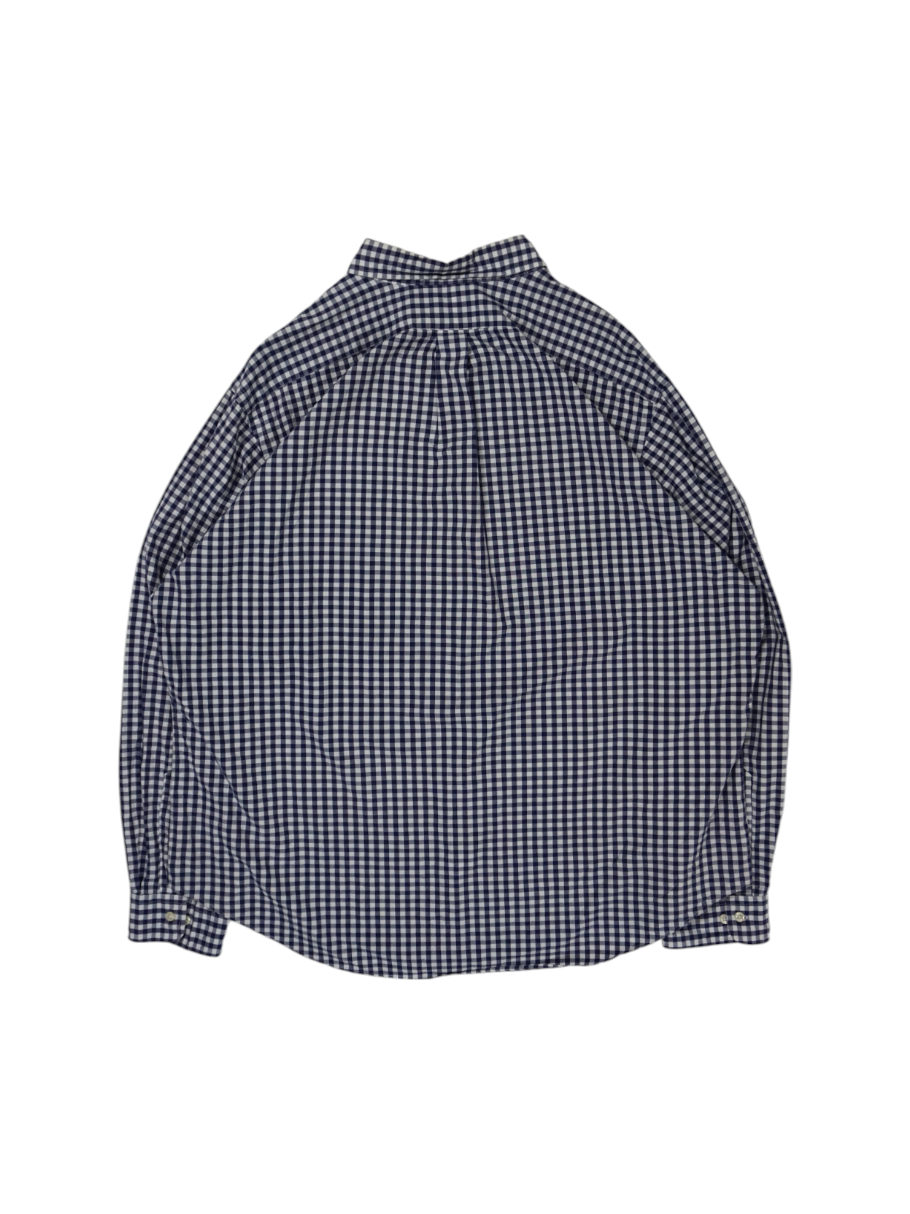 Vintage Ralph Lauren Blue White Blocks Classic Shirt