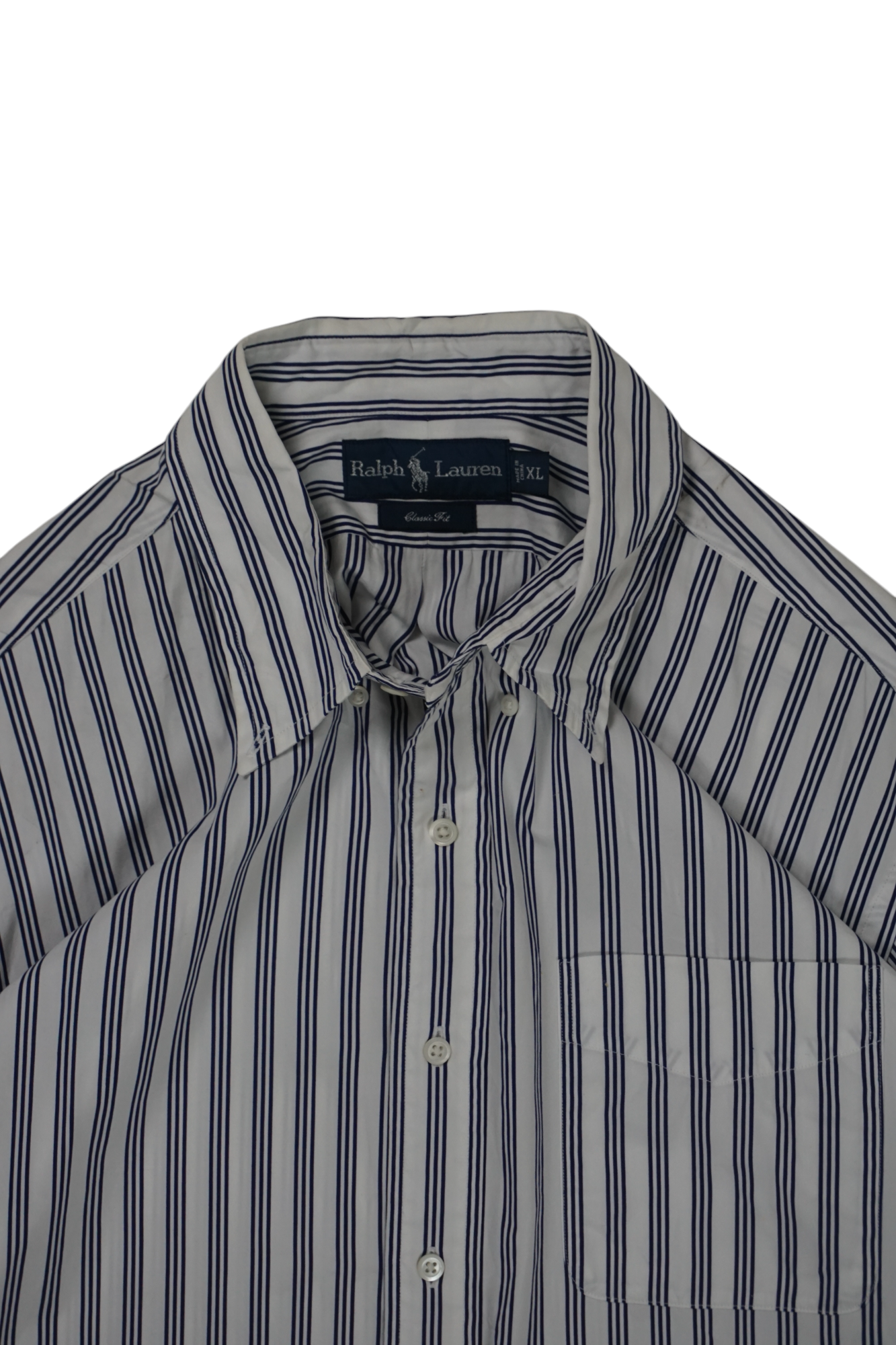 Vintage Ralph Lauren Blue White Shirt