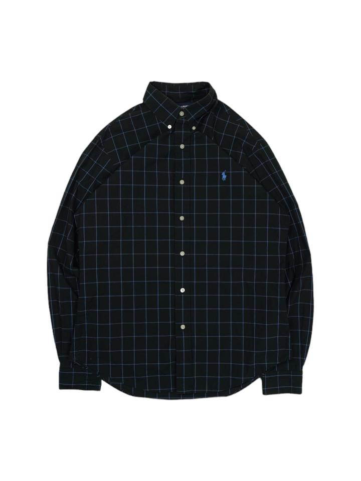 Vintage Ralph Lauren Golf Squared Black Shirt