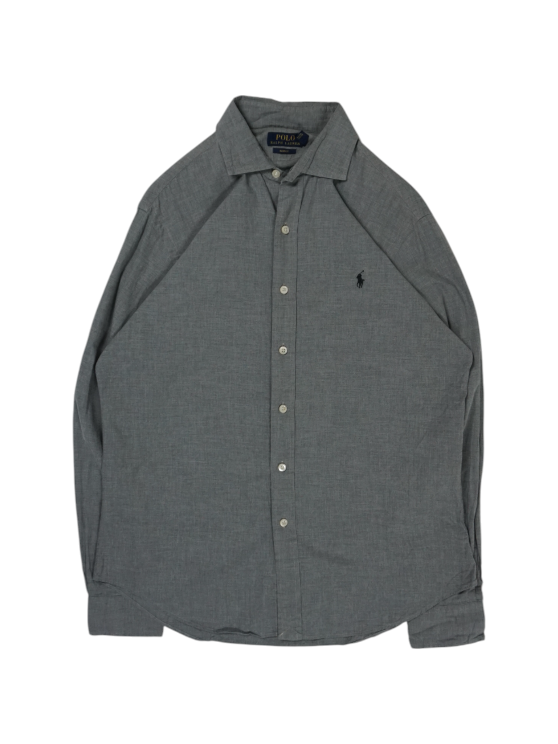 Vintage Ralph Lauren Grey Slim Fit Shirt