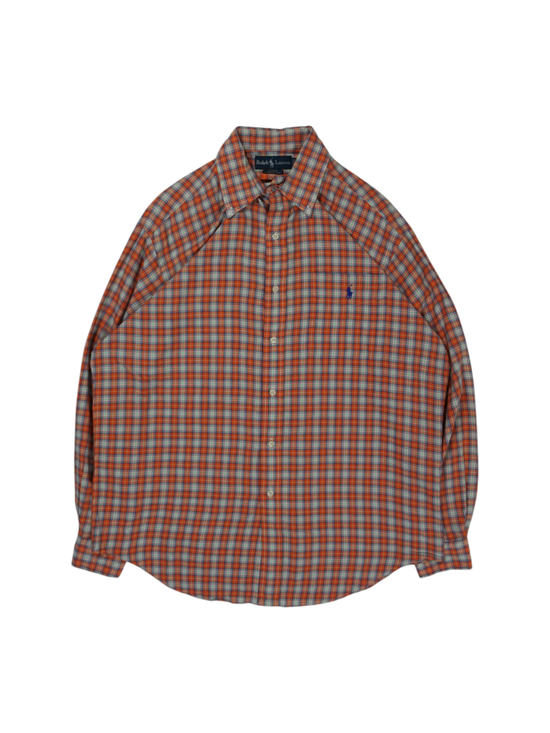 Vintage Ralph Lauren Orange Blue Shirt