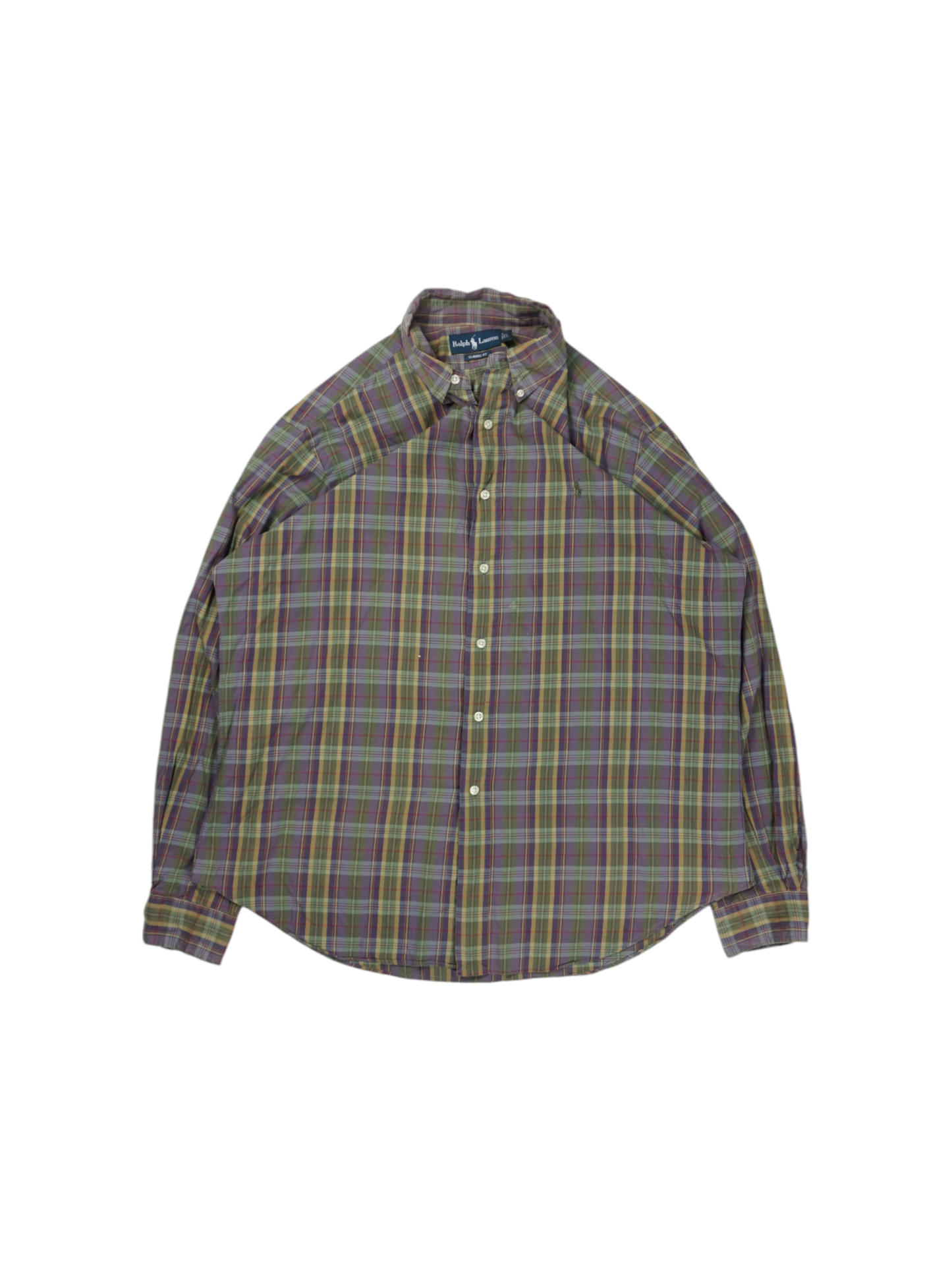 Vintage Ralph Lauren Purple Checkered Shirt