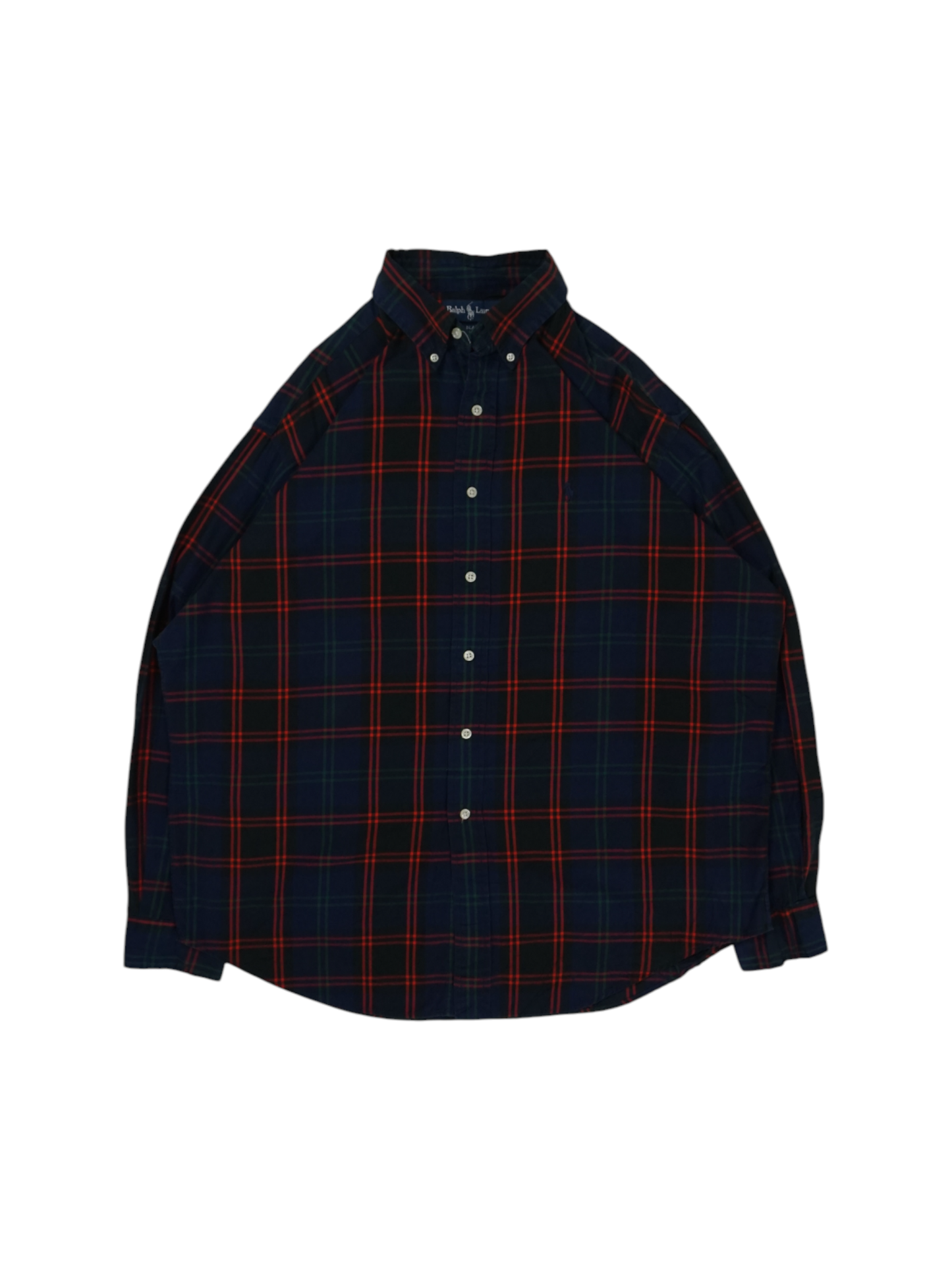 Vintage Ralph Lauren Red Navy Multicolor Shirt