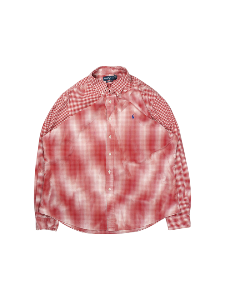 Vintage Ralph Lauren Red White Shirt