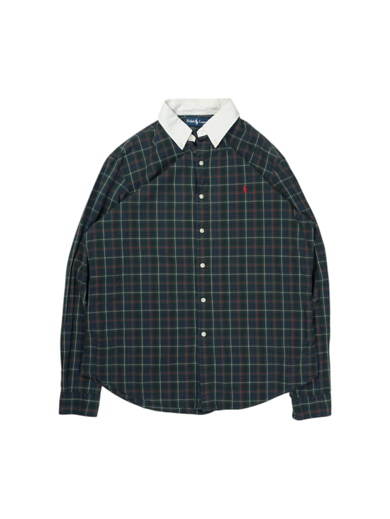 Vintage Ralph Lauren Striped White Collar Shirt