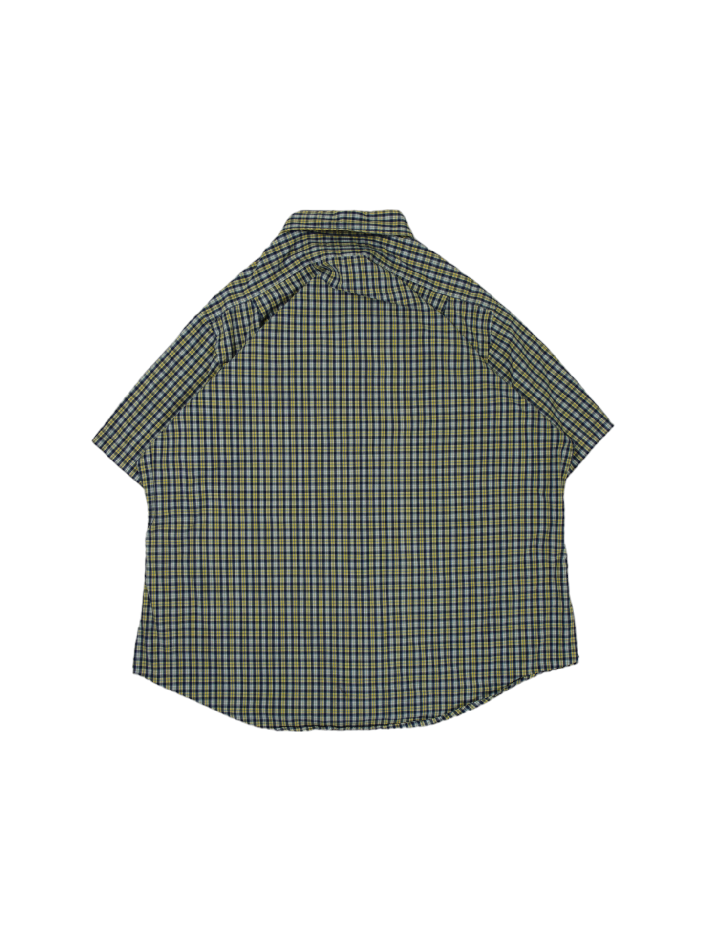 Vintage Ralph Lauren Yellow Blue Shortsleeve Shirt