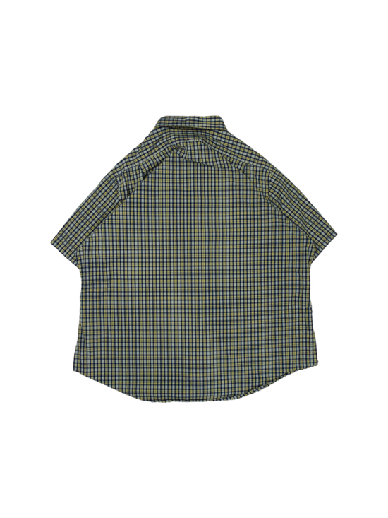 Vintage Ralph Lauren Yellow Blue Shortsleeve Shirt