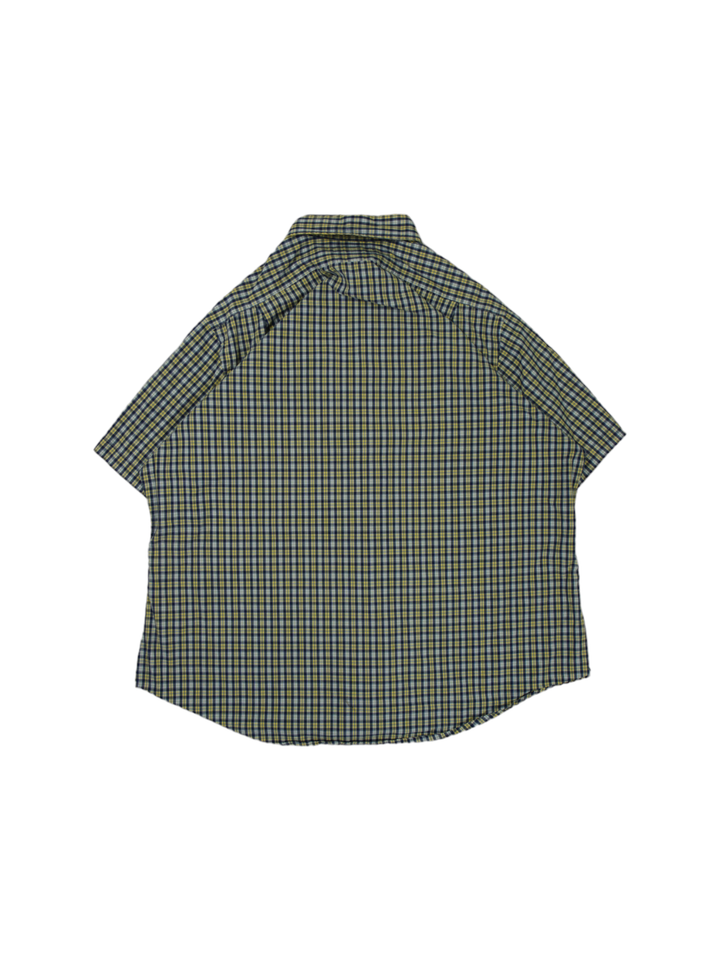 Vintage Ralph Lauren Yellow Blue Shortsleeve Shirt