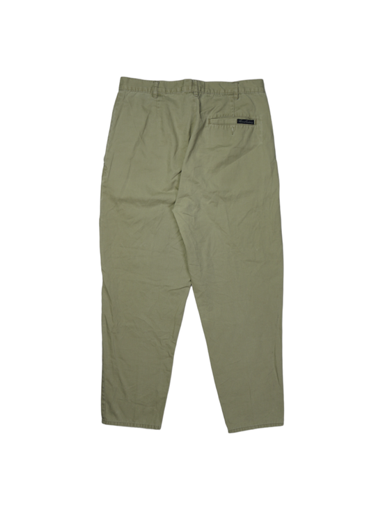 Vintage Thomas Burberry Pantalon Denim Khaki