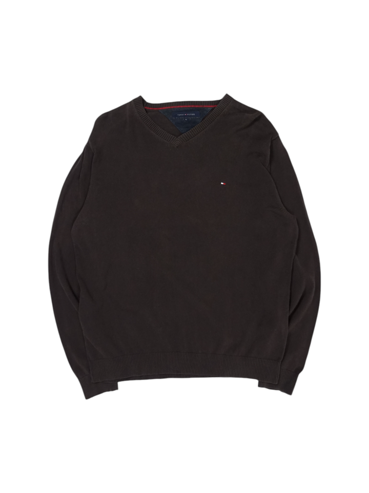 Vintage Tommy Hilfiger Brown Knit Sweater